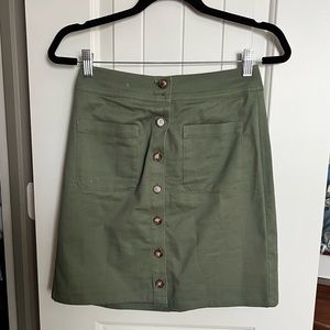 NWT Loft utility skirt size 0